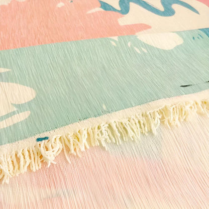 Whimsical Watercolor Sofa Cover