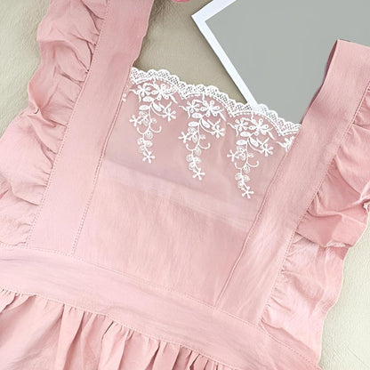 Blush Belle Ruffle Apron