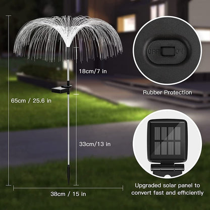 5 PCS Solar Garden Jellyfish Lights / Decorate your garden