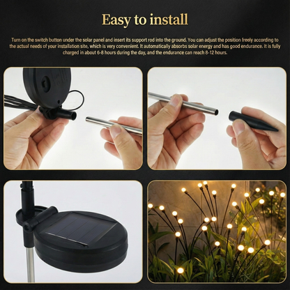 Solar Firefly Garden Lights