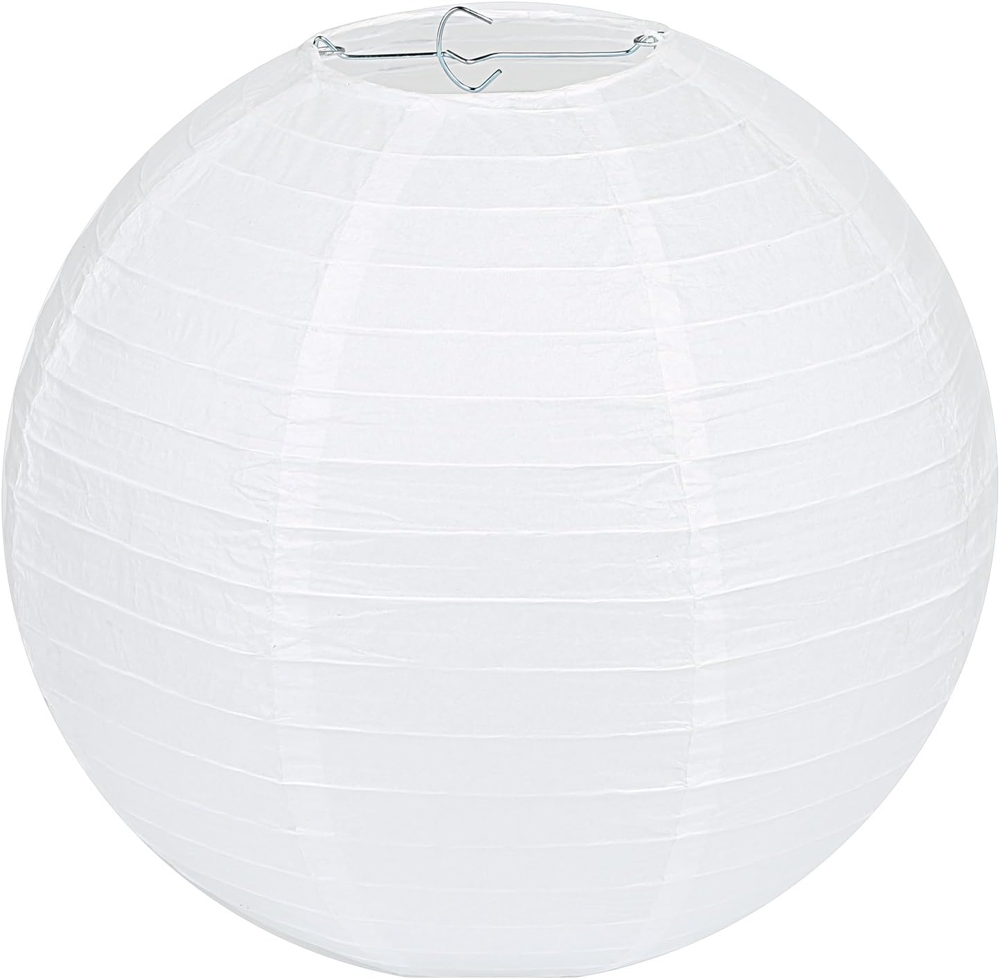 12 Inch White Round Paper Lanterns (10 Pack)