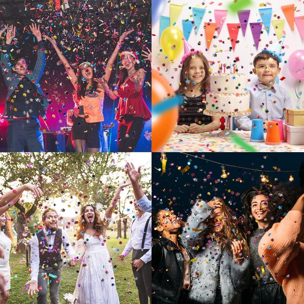 50pcs Confetti Fireworks Gun Confetti Shooter for Graduation Birthday Party Supplies / Wedding Send Off Ideas - Lasercutwraps Shop