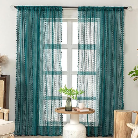 Lumine Crochet Tassel Curtain