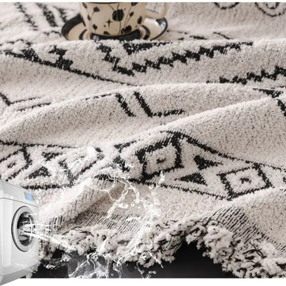 Geometric Boho Sofa Cover Throw