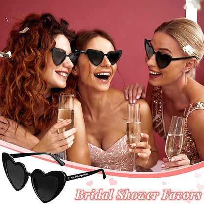 50Pcs Wedding Sunglasses Bridal Party Favors for Guests Heart Shaped Sunglasses Bachelorette Birthday Gifts Wedding Sunglasses for Guests