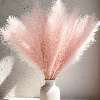 10PCS artificial Pampas grass bouquets, Artificial rose flower, plant for home creative home decoration