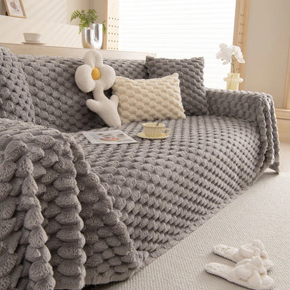 Tufted Rabbit Faux Sofa Cover