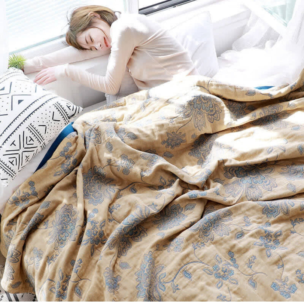 Floral Dream Comfort Cotton Blanket