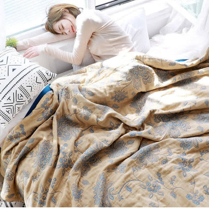 Floral Dream Comfort Cotton Blanket
