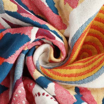 Nordic Sunburst Button Cotton Pillowcases (2pcs)