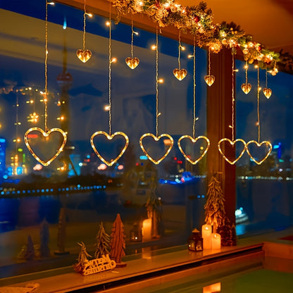 Heart-shaped Warm LED Light Strings: The Ideal Choice for Decorating Home