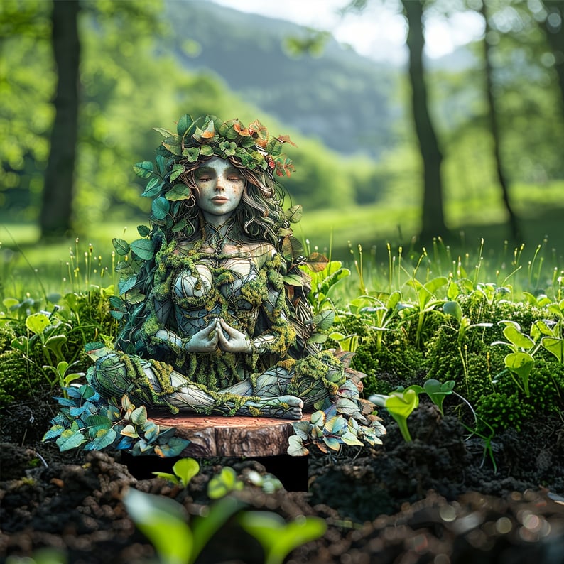 MysticBloom - Enchanted Garden Stake Decorative Outdoor Accent