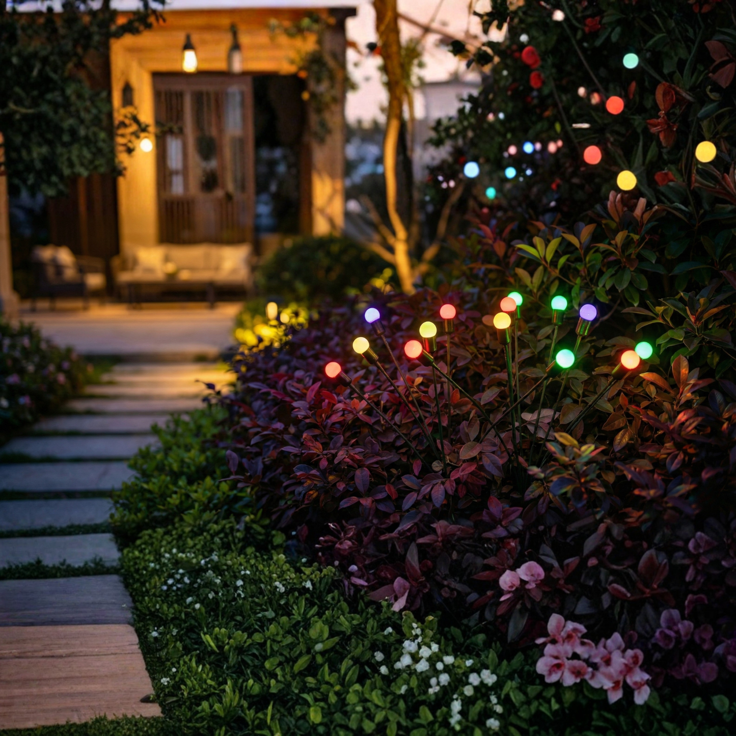 Solar Firefly Garden Lights