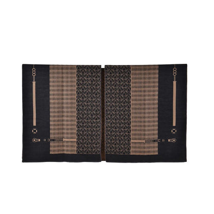 Auron Geometric Acrylic Poncho Shawl