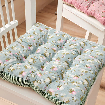 Boho Floral Thick Seat Cushions