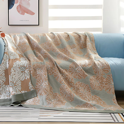 Botanical Bliss Cotton Blanket
