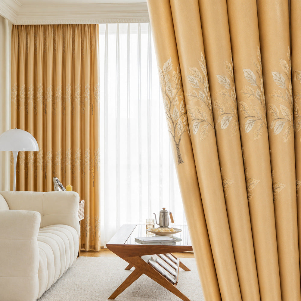 Elysian Leaf Blackout Curtains