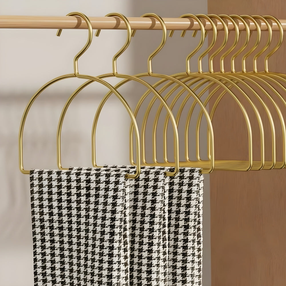Curved Scarf Hanger Space Saving Storage | 4pcs Set