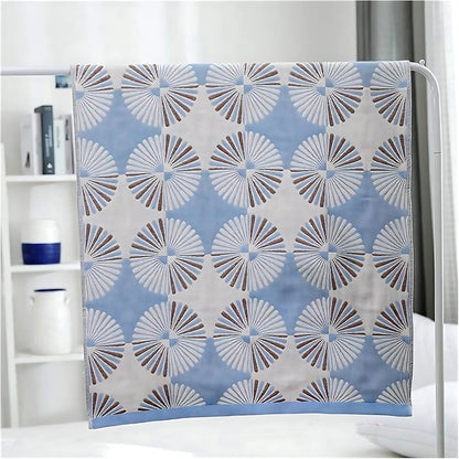 Dahlia Blossom Cotton Bath Towel