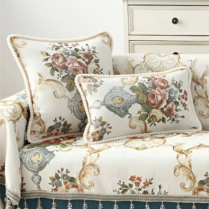 Elise Chenille Beaded Edge Cushion Cover