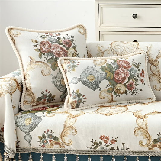 Elise Chenille Beaded Edge Cushion Cover