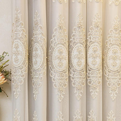 Elyvia Embroidered Classic Sheer Lace Curtain