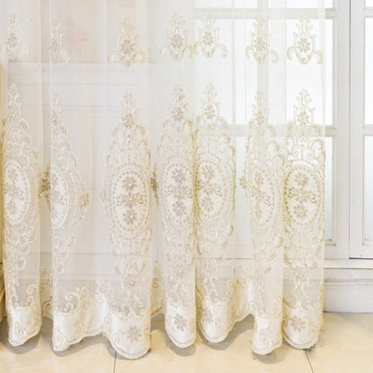 Elyvia Embroidered Classic Sheer Lace Curtain