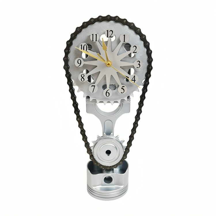TimeForge™ | Rotating Metal Gear Clock