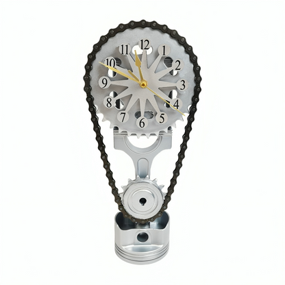 TimeForge™ | Rotating Metal Gear Clock