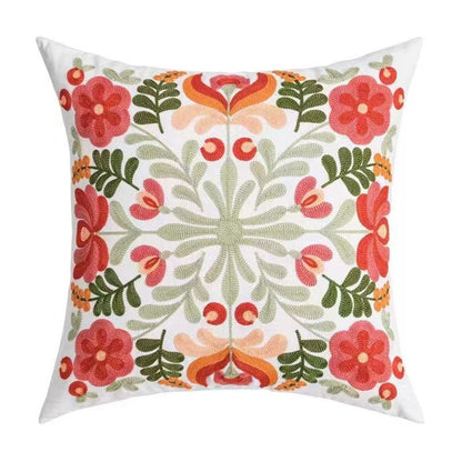 Ethereal Floral Print Cushion Cover