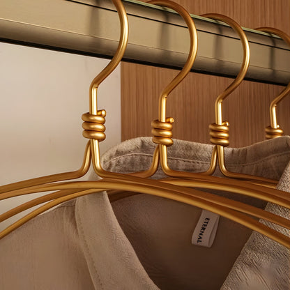 Extra Wide Sleek Aluminum Clothes Hanger | 6pcs Set