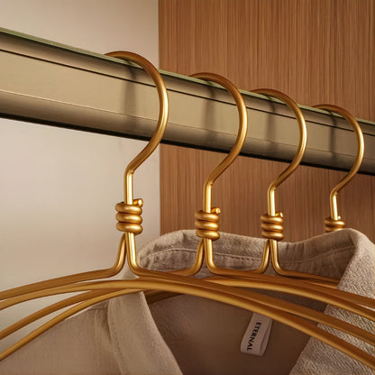 Extra Wide Sleek Aluminum Clothes Hanger | 6pcs Set