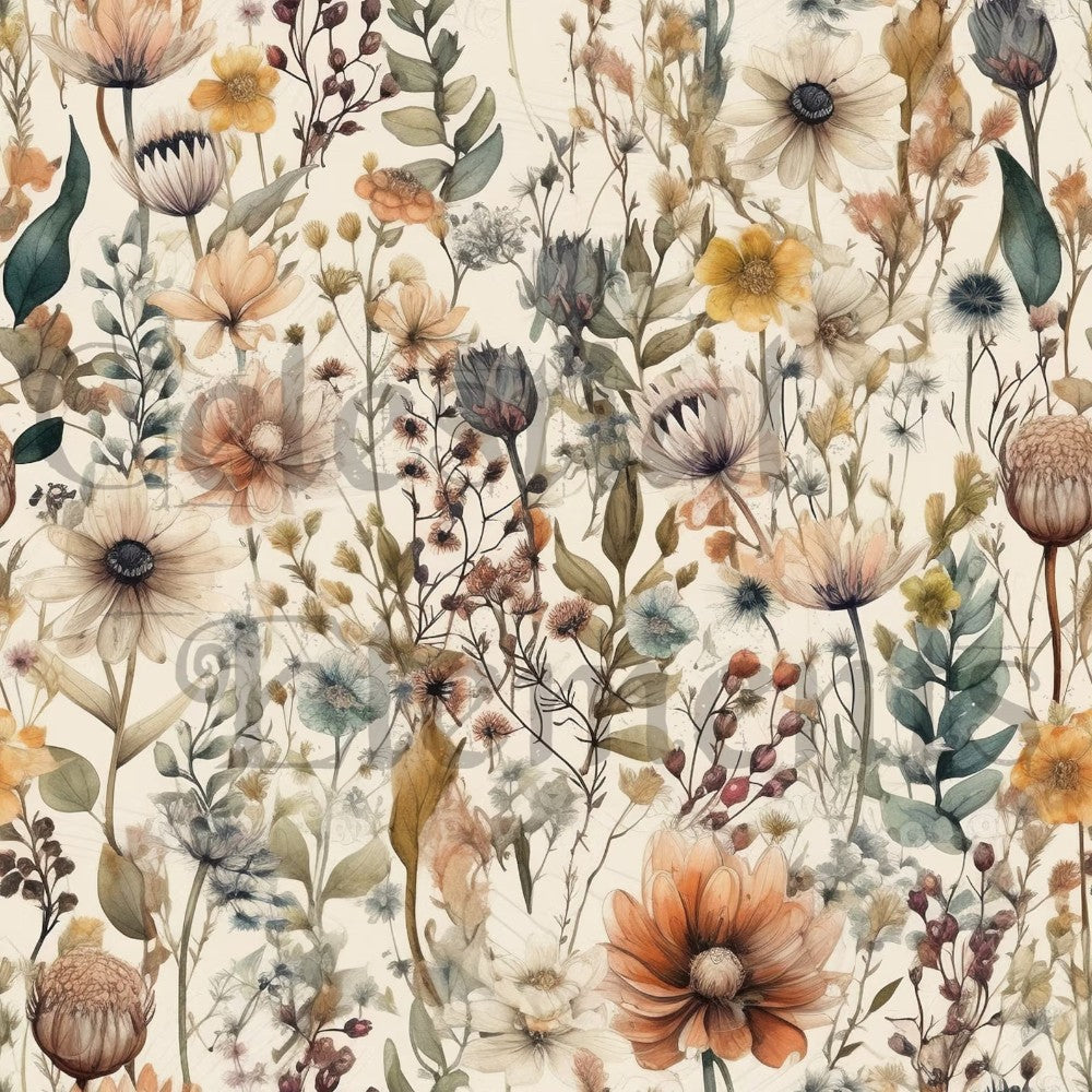 Flourish Bloom Shower Curtain