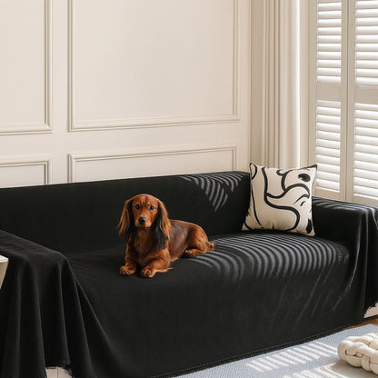 Diamond Grid Chenille Sofa Cover