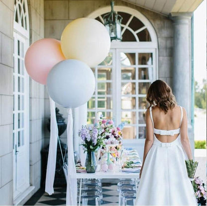 36in Giant Balloon, Jumbo Balloon with Tassels for Wedding Party Event Birthday Decorations(10 Pack) - If you say i do