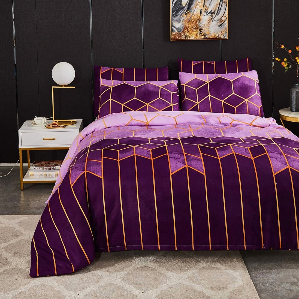 Golden Cosmo Hive | 3pcs Duvet Cover Sets