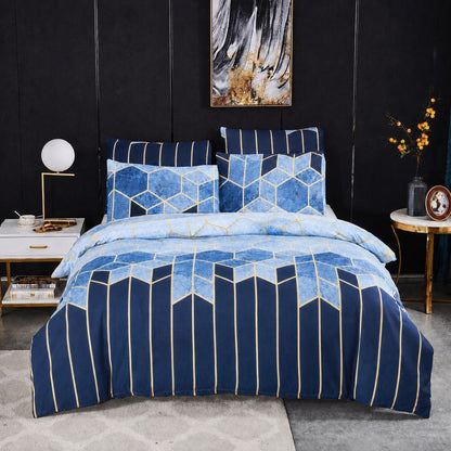 Golden Cosmo Hive | 3pcs Duvet Cover Sets