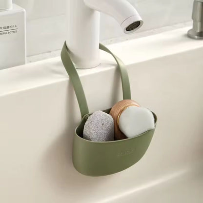 Hanging Silicone Dish Drainer Organizer