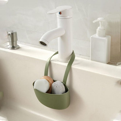 Hanging Silicone Dish Drainer Organizer
