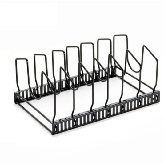 Iron Dish Pot Lid and Utensils Storage Rack