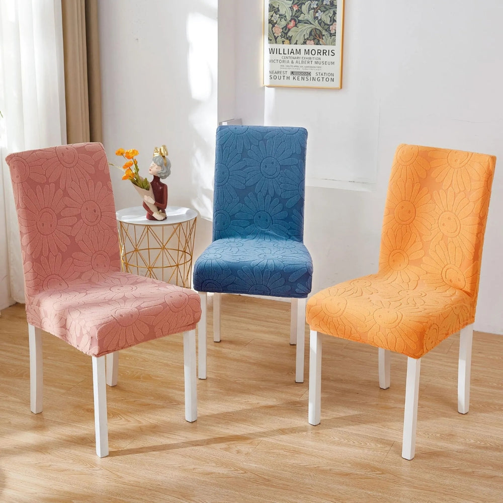 Fleur Smiley Flower Stretch Chair Cover
