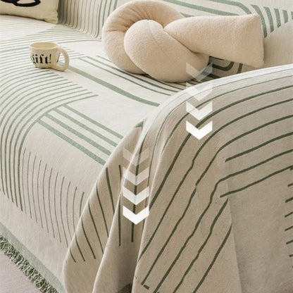 Luxurious Snowflake Chenille Sofa Cover