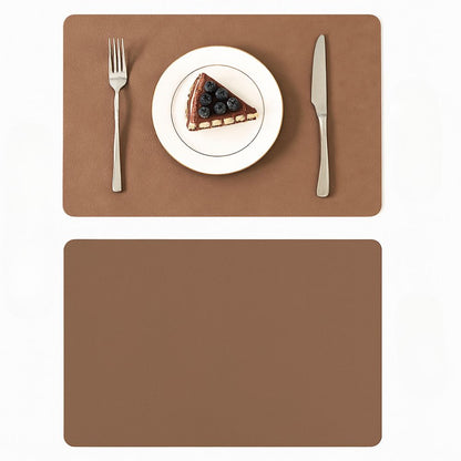 Luxury Vintage Leather Placemat
