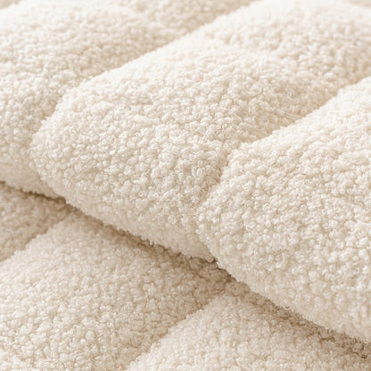 Modern Square Boucle Anti-Slip Couch Cover