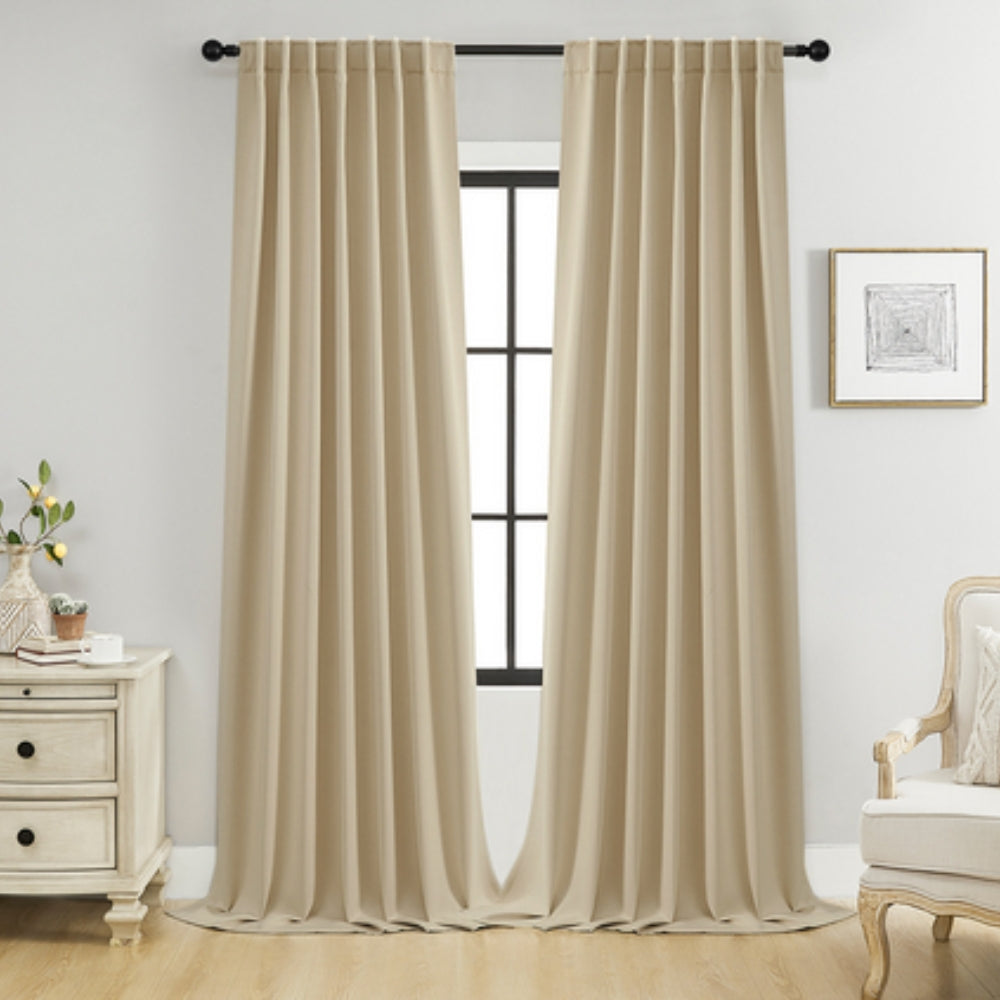 Noiréa Neutral Curtain Panels