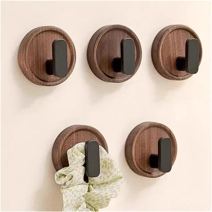 Nordic Walnut Wood Wall Hook