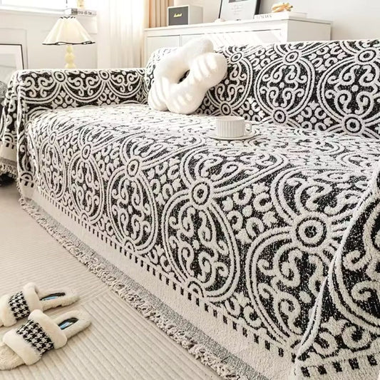 Ornamental Jacquard Sofa Cover