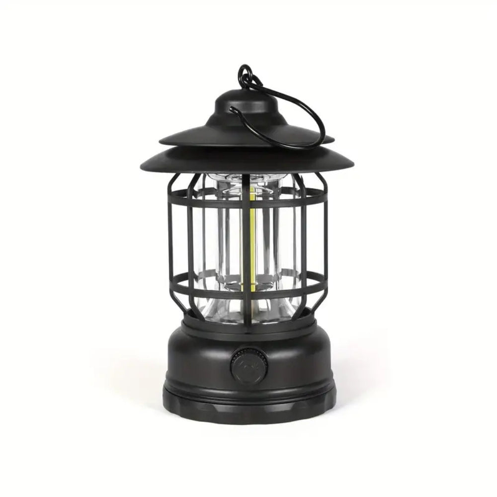 Retro Glow Camping Lantern Lamp