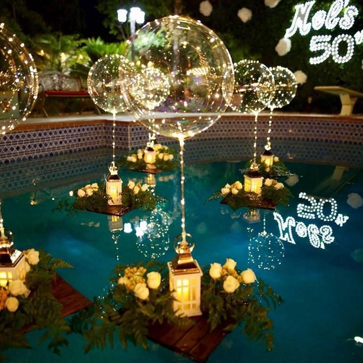 Reusable Led Balloons Party Decorations