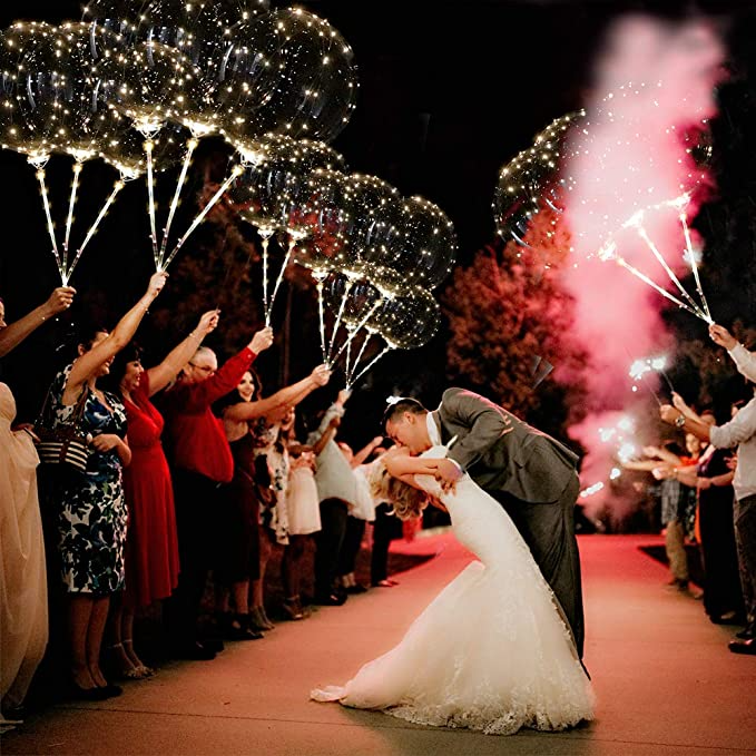 Wedding Send Off Ideas with LED Balloons